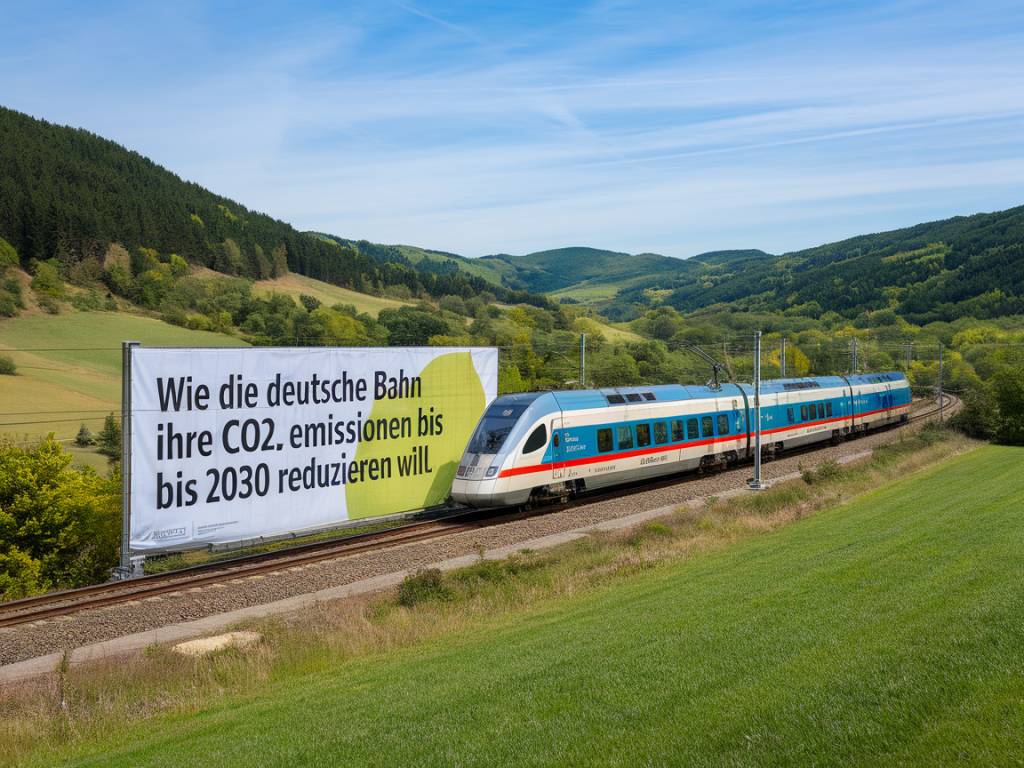 Wie die Deutsche Bahn ihre CO2-Emissionen bis 2030 reduzieren will